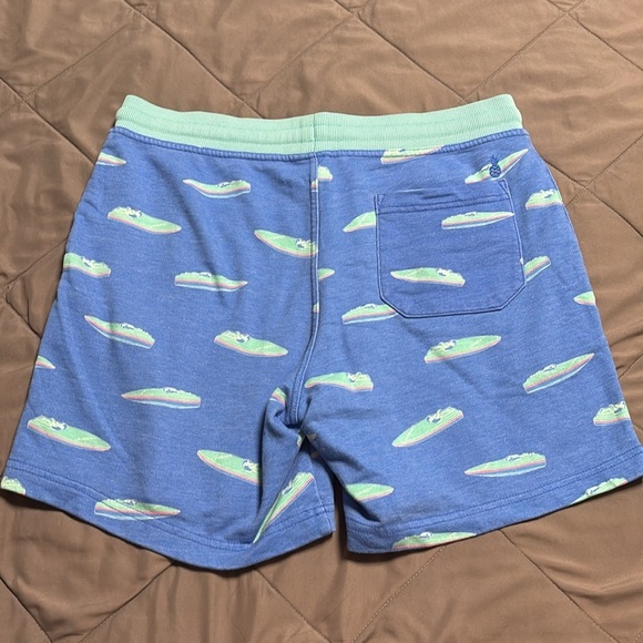Chubbies Speedboat Blue Sweatpant Lounge Shorts Size Large - Picture 4 of 4